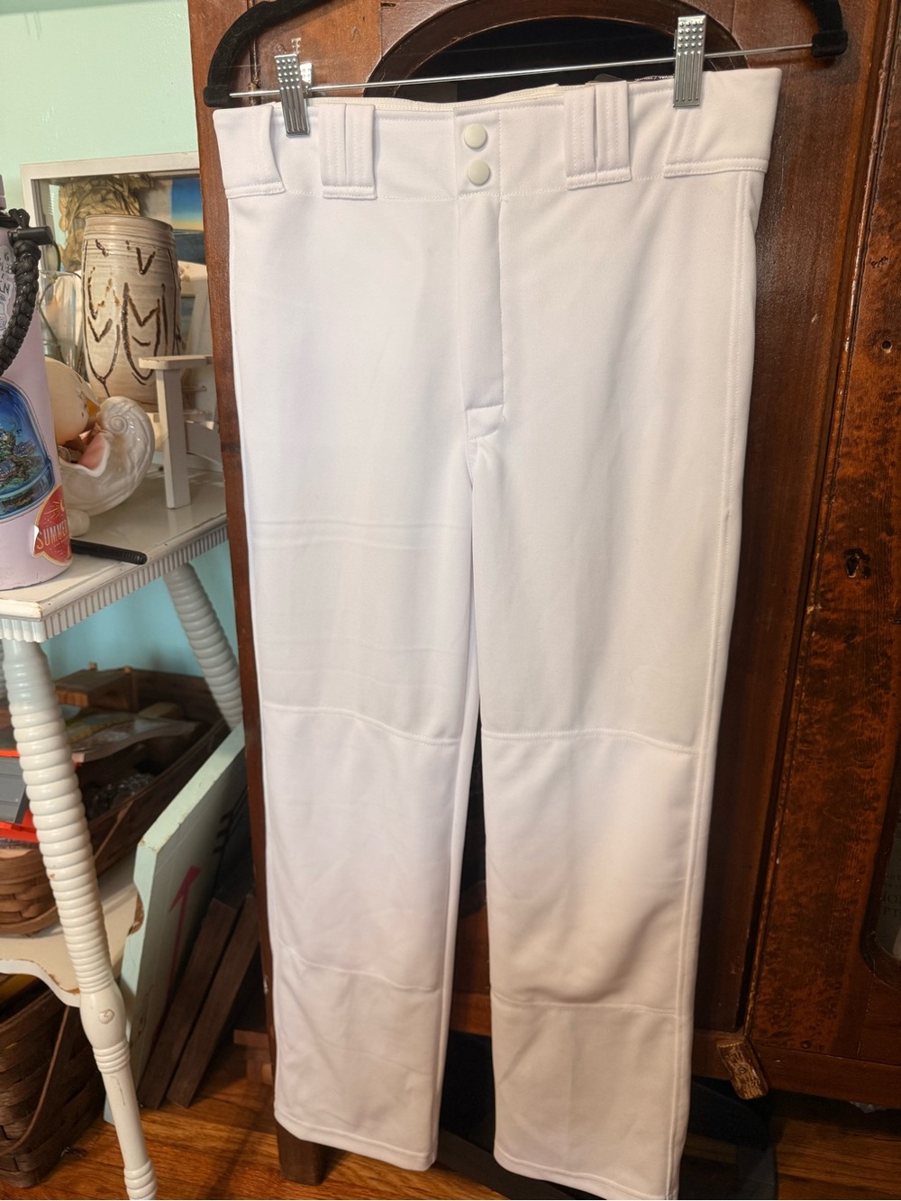 Easton Rival Youth White Athletic Baseball Pants NWT---YXL